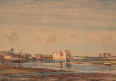 Appraisal: William Thomas Wood Woodbridge Mill Suffolk watercolour cm x cm