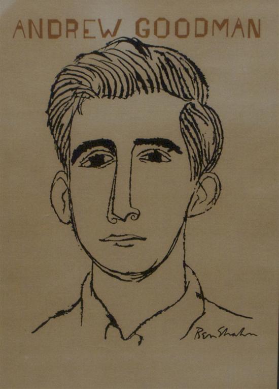 Appraisal: After Ben Shahn American - Andrew Goodman