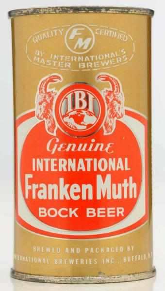 Appraisal: International Frankenmuth Bock Flat Top Beer Can - Some small