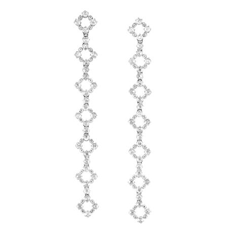 Appraisal: Pair of Diamond Pendant-Earrings Estimate -