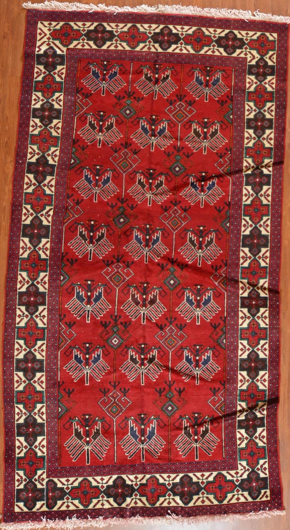 Appraisal: Persian Tribal rug approx x Iran modern Condition Like new