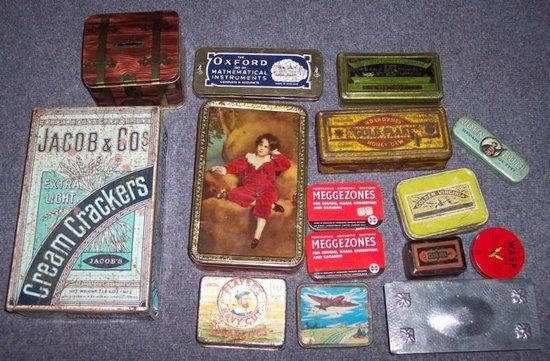 Appraisal: A small collection of tobacco and other tins including examples