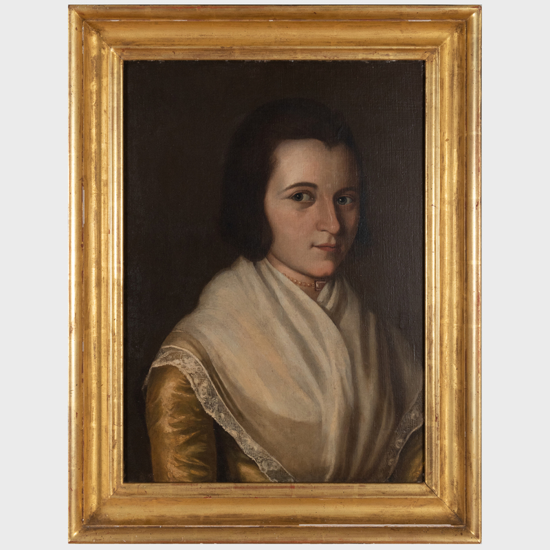 Appraisal: American School Portrait of Eudocia Hill Foote Wife of Samuel