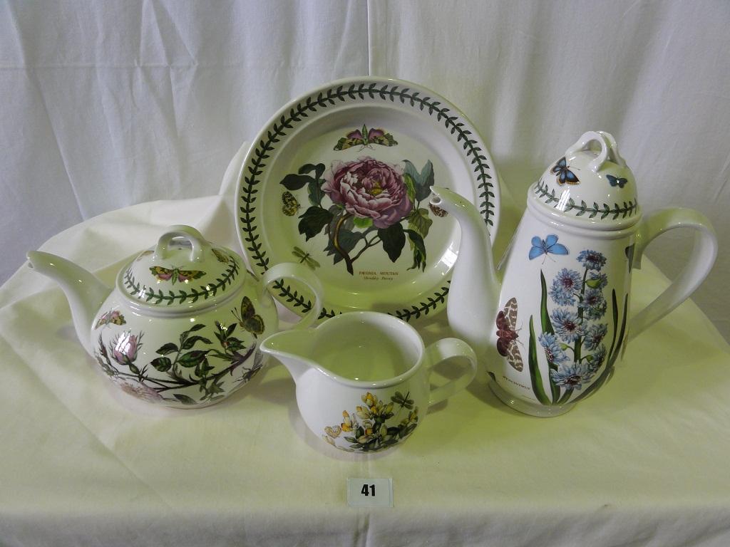 Appraisal: A quantity of Portmeirion Botanic Garden pattern wares including coffee