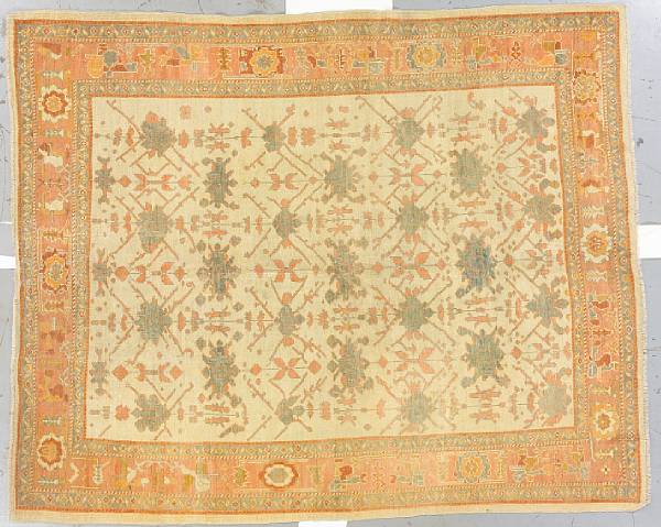 Appraisal: An Oushak carpet West Anatolia late th century size approximately