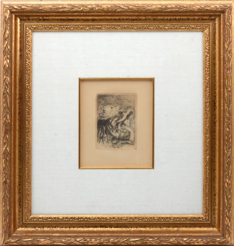 Appraisal: RENOIR Pierre Auguste French - ''Le Chapeau Epingle'' Etching on