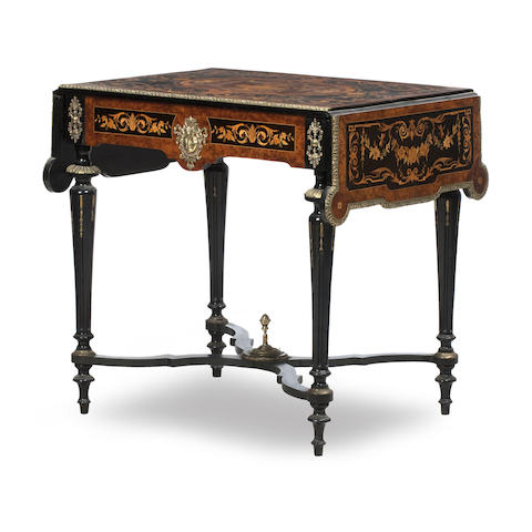 Appraisal: A th century Dutch marquetry and gilt-mounted centre table The