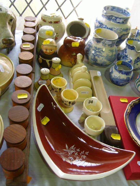 Appraisal: A collection of mainly kitchen related ceramics including two sets