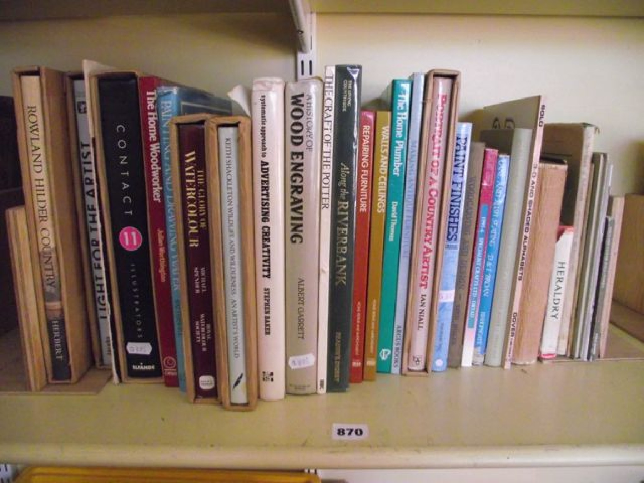 Appraisal: A quantity of books about art and related subjects titles