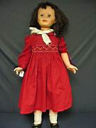 Appraisal: HARD PLASTIC DOLL This doll is dressed in a red