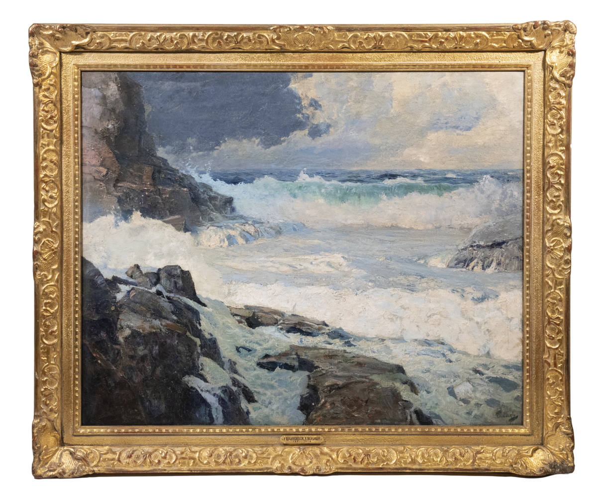 Appraisal: FREDERICK JUDD WAUGH NJ MA - Spring Tide whitecaps on