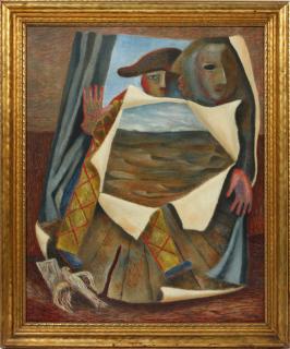 Appraisal: GUNTHER GERZSO OIL ON MASONITE GUNTHER GERZSO MEXICAN - OIL