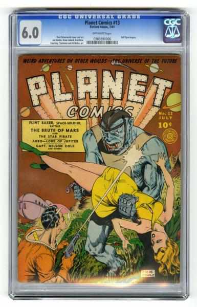 Appraisal: Planet Comics CGC Fiction House Click for full description