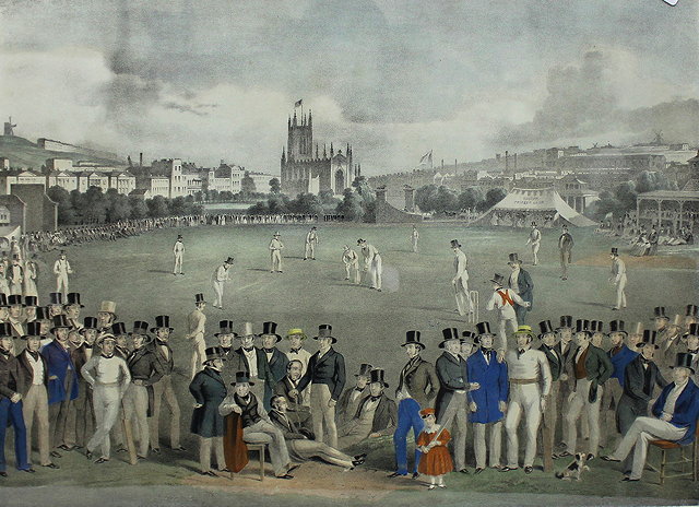 Appraisal: THE CRICKET MATCH TUNBRIDGE SCHOOL AFTER THE ORIGINAL BY C