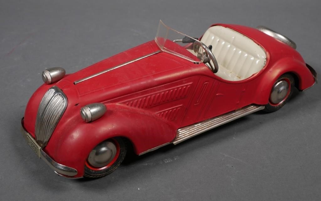 Appraisal: Distler D- tin litho wind-up mechanical roadster Made in U