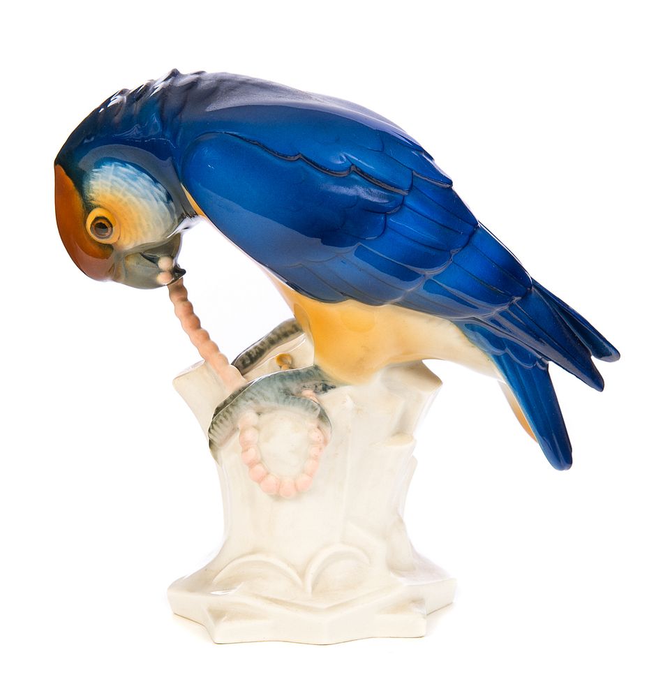 Appraisal: Schwarzburger porcelain Bird figurine signed Schwarzburger porcelain Bird figurine signed