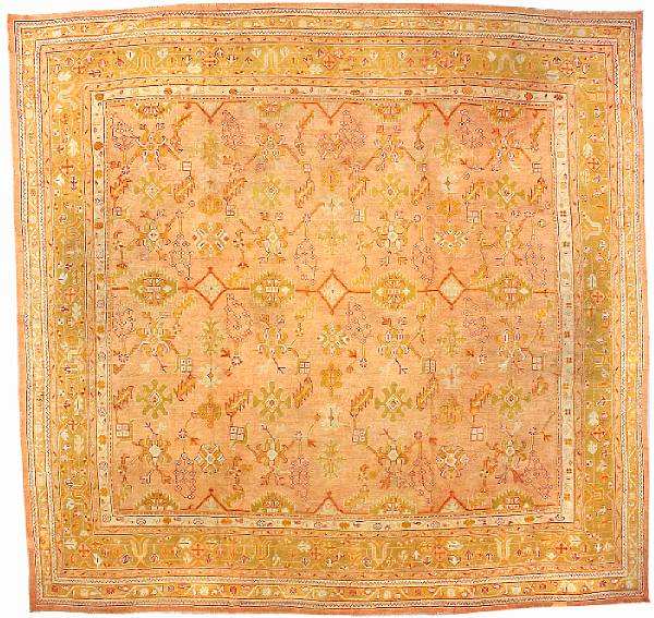 Appraisal: An Oushak carpet West Anatolia late th century size approximately