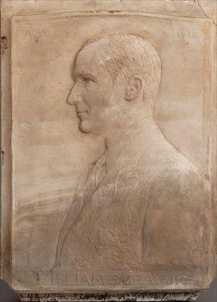 Appraisal: Chester Beach - William S Grey Cast plaster profile portrait