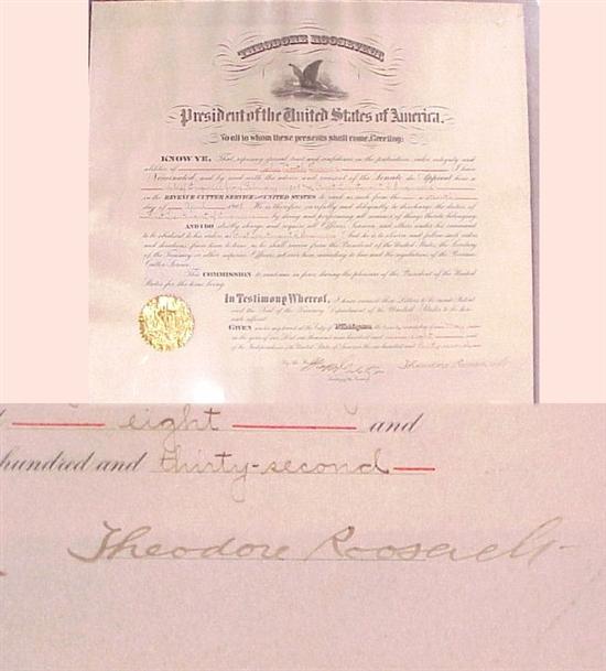 Appraisal: Appointment by Theodore Roosevelt of John Booth Turner to Chief