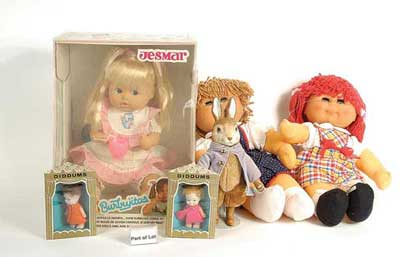 Appraisal: Collection of vinyl Dolls including Jesmar Bambole Furga Cabbage Patch