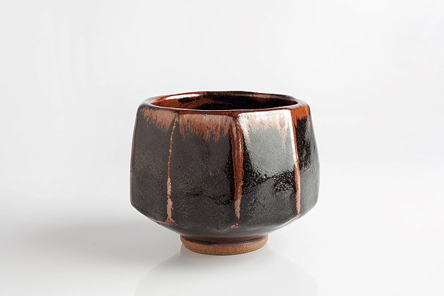 Appraisal: Geoffrey Whiting British - at Avoncroft PotteyBowlfaceted and with tenmoku