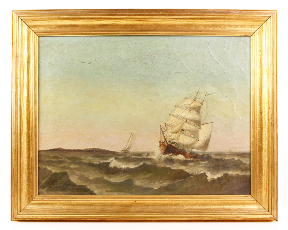 Appraisal: - Johnson Seascape O C Marshall Johnson - seascape oil