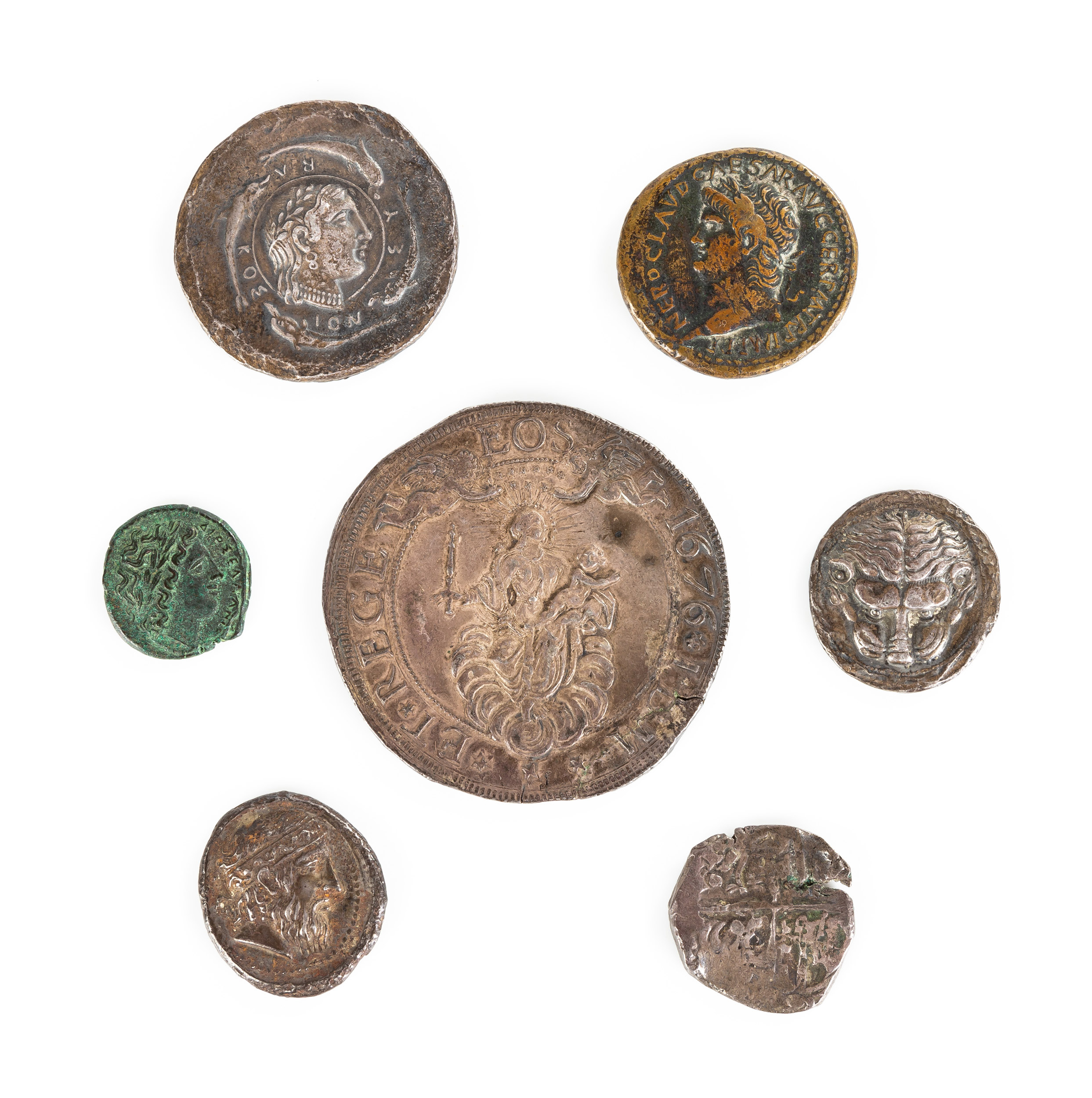 Appraisal: GREEK ROMAN CONTINENTAL COINS Greek Roman Continental Coins