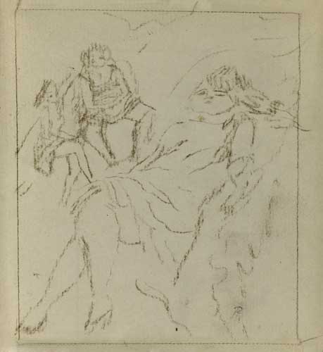 Appraisal: JULES PASCIN Somnolence Pencil on cream laid paper circa x