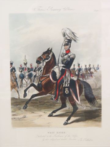 Appraisal: Fores's Yeomanry Costume Engravings Suffolk and West Essex image areas