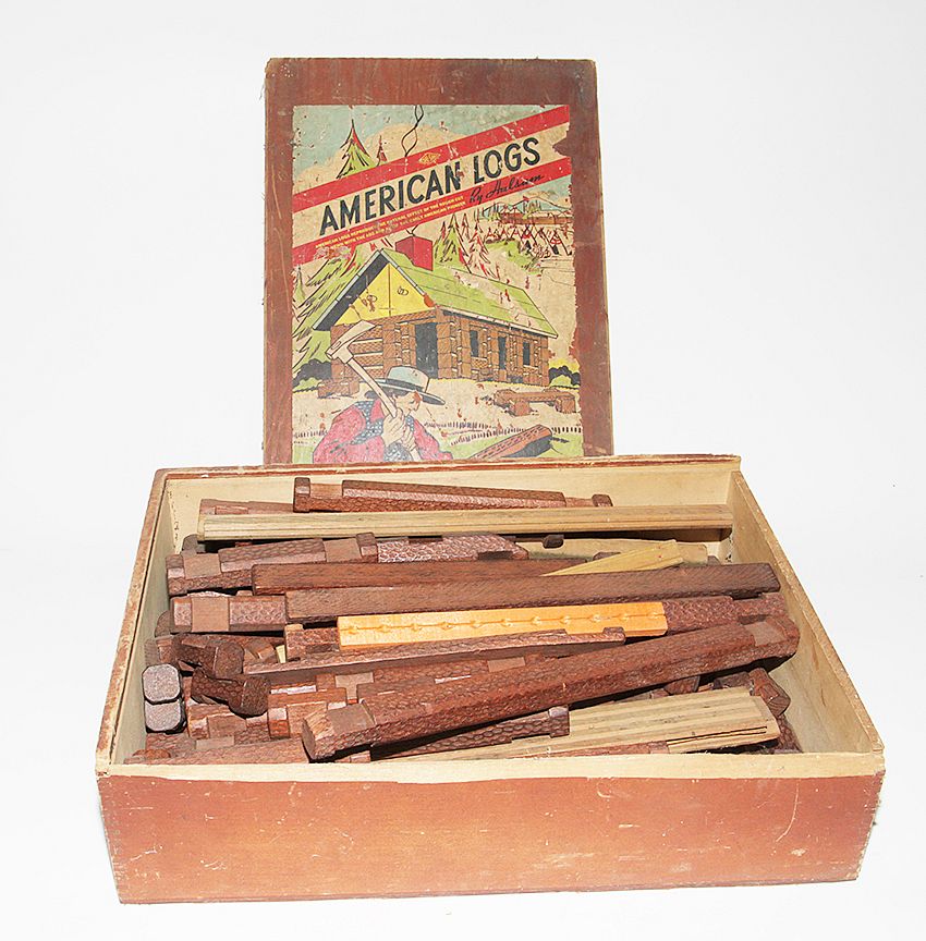 Appraisal: American Log Set An American Log set by Halsam in