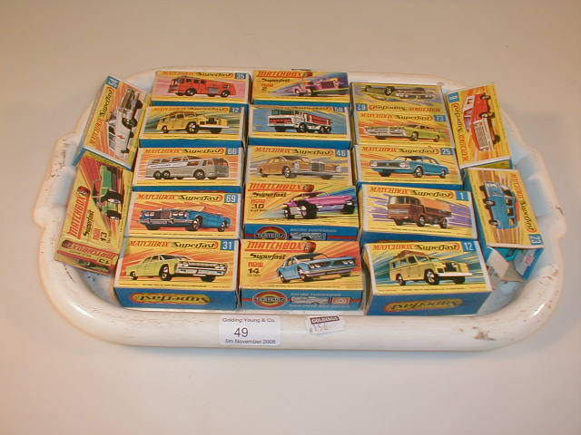 Appraisal: A small quantity of boxed Matchbox vehicles various numbers