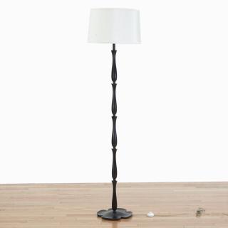 Appraisal: Bronze floriform floor lamp by Riccardo Scarpa Bronze floriform floor