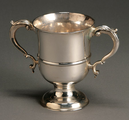 Appraisal: George II Silver Cup Samuel Welles London Having a molded