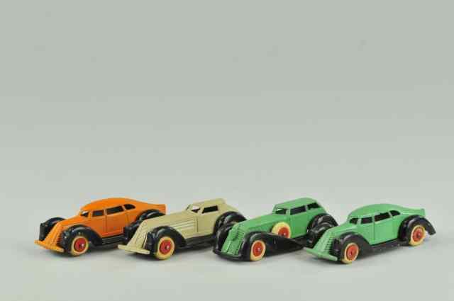 Appraisal: LOT OF FOUR MANOIL AUTOS Die cast grouping includes two