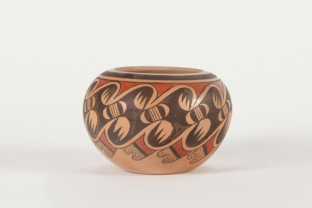 Appraisal: Hopi Fannie Nampeyo Polychrome Bowl Fannie Nampeyo Hopi - Polychrome