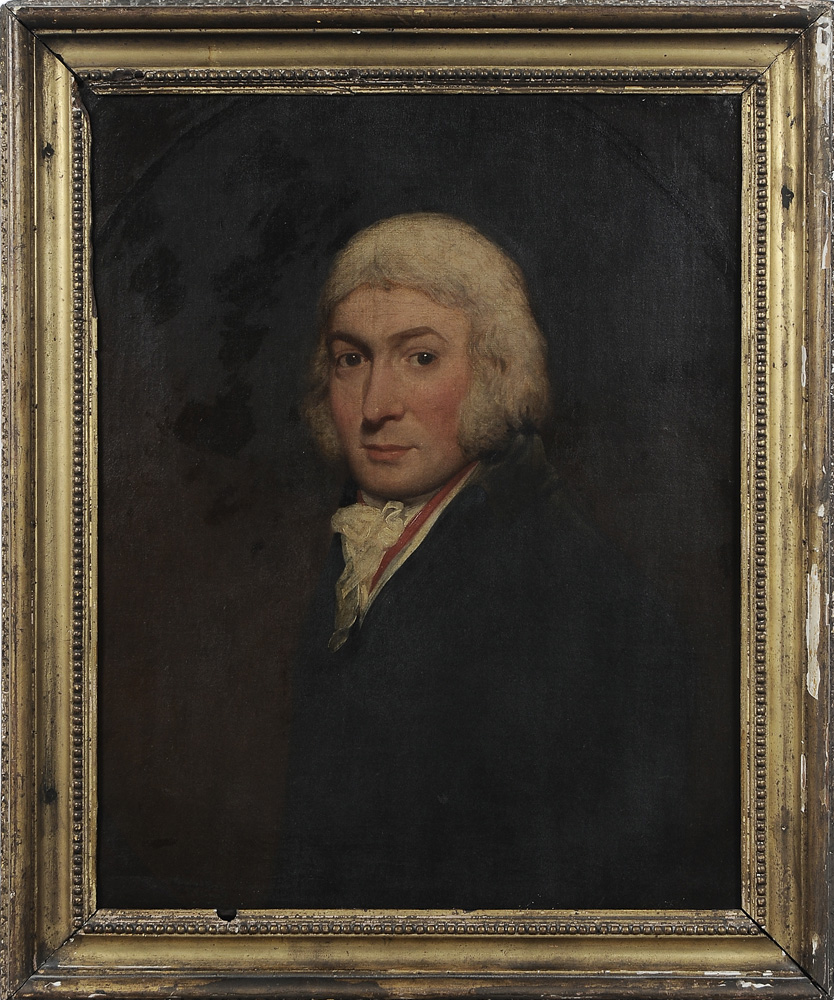 Appraisal: British School th century Portrait of a Gentleman unsigned oil