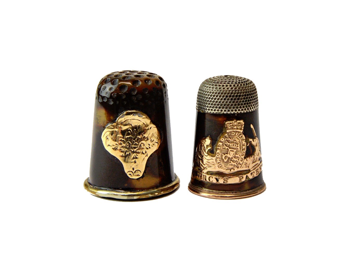 Appraisal: A rare early th century 'Piercy's Patent' thimble with a