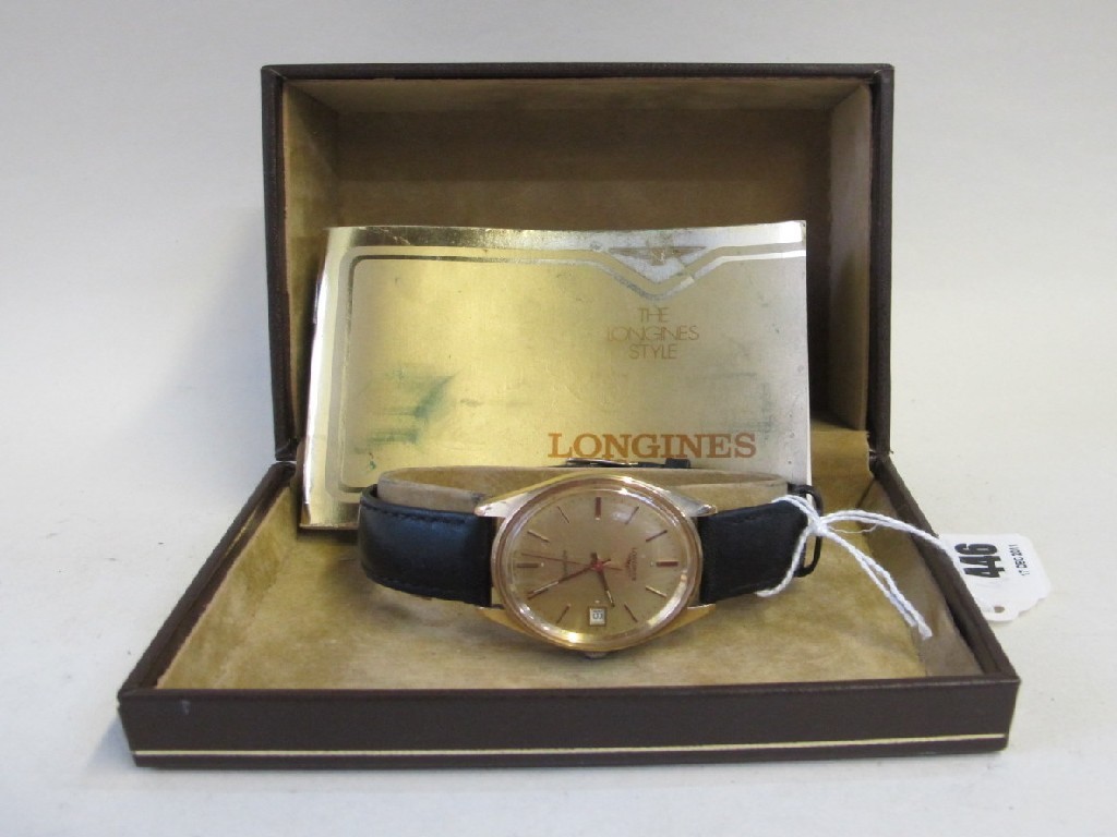 Appraisal: Gent's Longines wristwatch in case