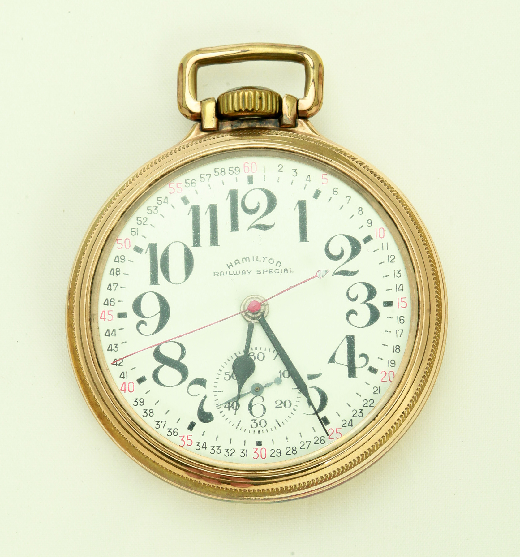 Appraisal: HAMILTON RAILROAD POCKET WATCH American th century Hamilton Railway Special