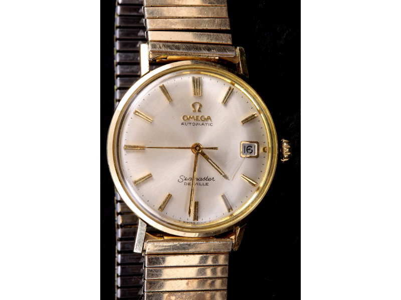 Appraisal: Vintage Omega Seamaster De Ville Wristwatch s automatic k gold