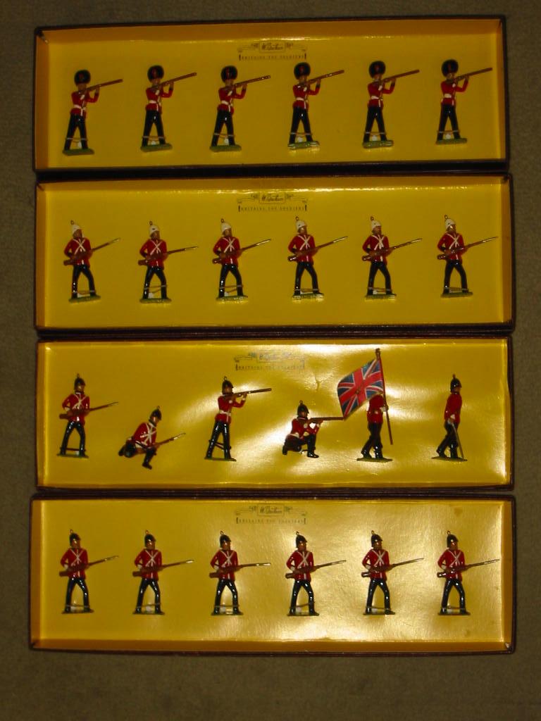 Appraisal: Four Britains Collectors Edition Sets Essex Regiment Gloucestershire Regiment Worcestershire