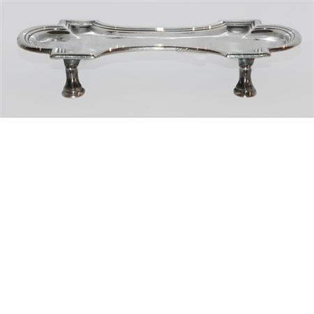 Appraisal: George I Silver Snuffer Stand Estimate -