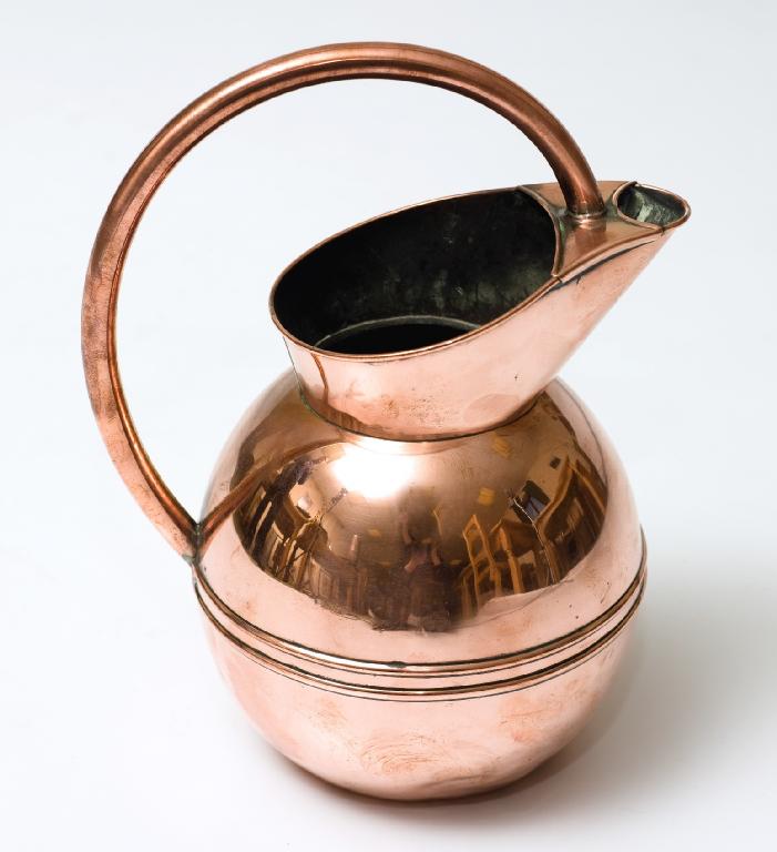 Appraisal: HENRY LOVERIDGE CO COPPER JUG c the design in the