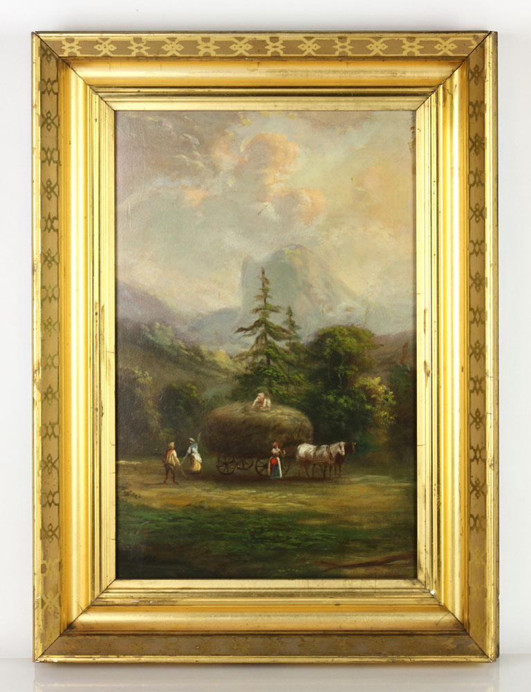 Appraisal: - th C American Mountain Landscape O B th century