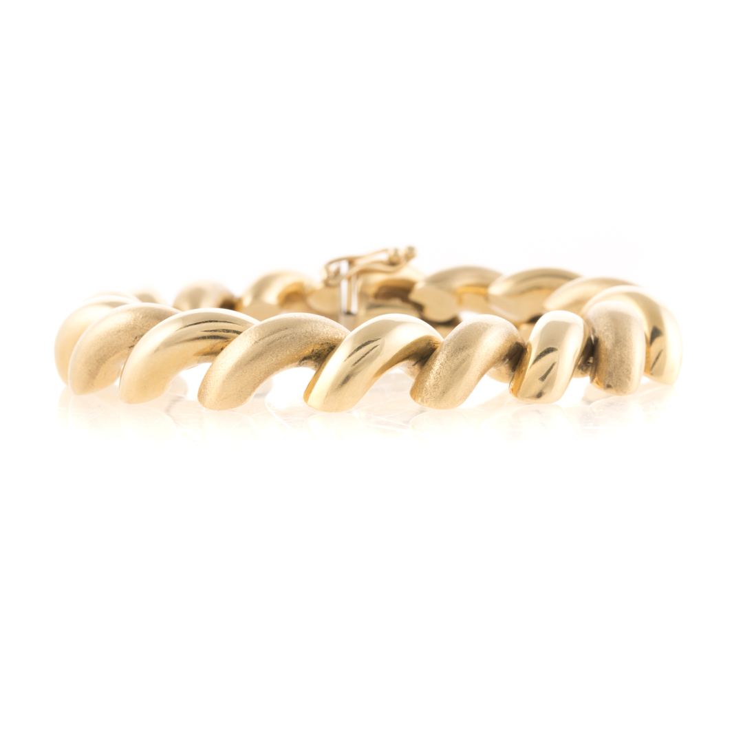 Appraisal: A Lady's K San Marco Bracelet K yellow gold San