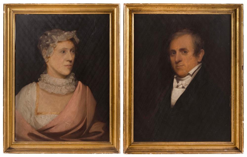 Appraisal: AMERICAN SCHOOL SECOND QUARTER OF TH CENTURY PORTRAITS OF CHESTER