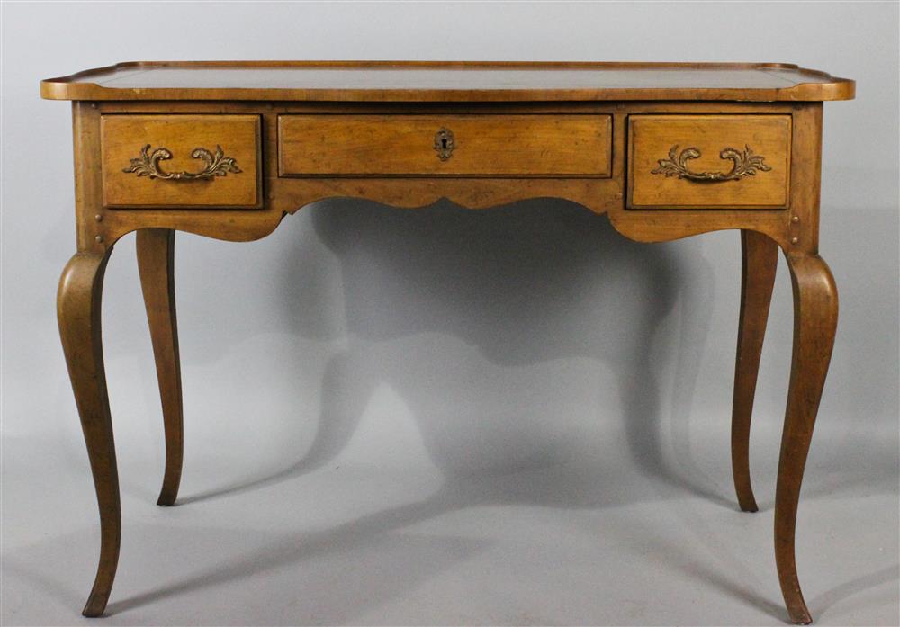 Appraisal: BAKER MAPLE FRENCH PROVINCIAL STYLE LADY'S DRESSING TABLE having a