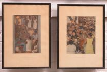 Appraisal: Diego Rivera Mexican Socialist Realist - A set of two