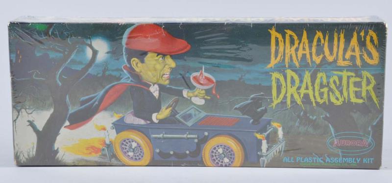 Appraisal: Aurora Dracula's Dragster Model Kit In colorful original box Has