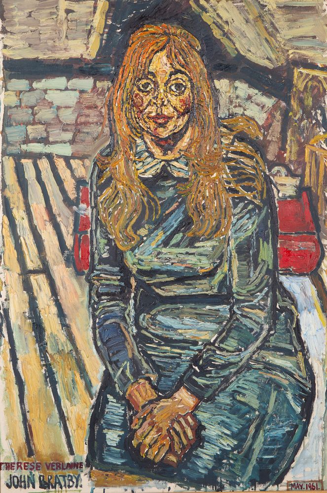 Appraisal: JOHN BRATBY BRITISH - JOHN BRATBY BRITISH - Therese Verlaine